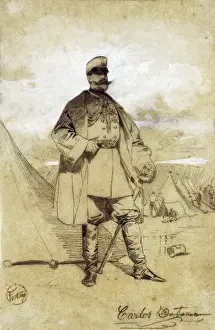 Salvador Prints: FORTUNY, Mariano (1838-1874). El coronel Carlos