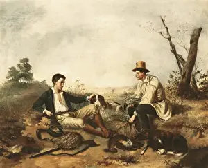 Mariano Prints: FORTUNY, Mariano (1838-1874). Hunting Scene
