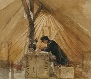 FORTUNY, Mariano (1838-1874). Our tent. Work