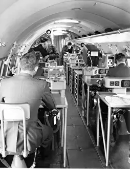 Forward view of interior of a Convair XT-29