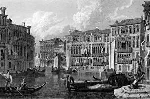 Imposing Gallery: Foscari Palace - Grand Canal, Venice, Italy