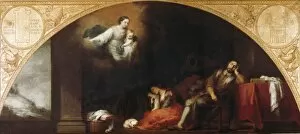 Murillo Collection: The Foundation of Santa Maria Maggiore: The Dream of the Pat