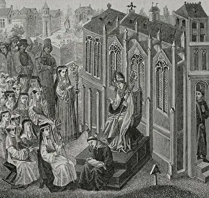 Gathered Prints: Foundation of the secular abbeys of Mons, Maubeuge