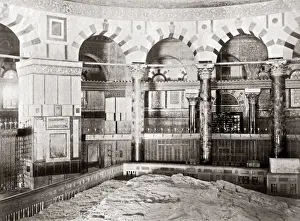 Foundation stone, Dome of the Roack, Jerusalem, Palestine