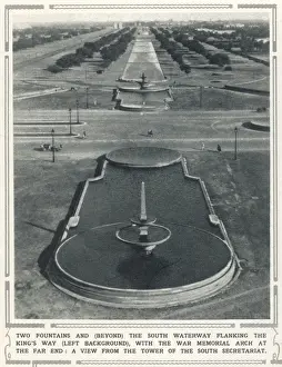 Two Foundations and the South Waterway, New Delhi