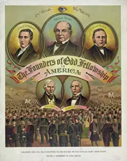 Founders Prints: The founders of odd fellowship in America