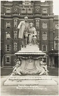 The Founders Statue - Royal Holloway College, Egham, Surrey