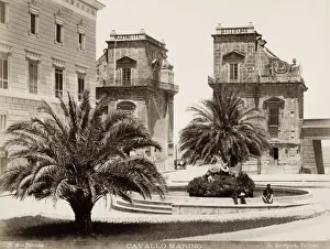 Fountain of Cavallo Marino, Palermo, Italy