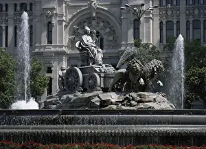 Fountain of Cybele. 18th century. Madrid. Spain