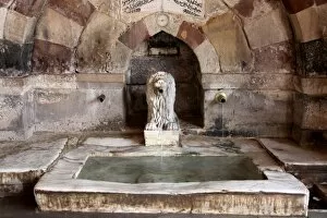 Alevi Gallery: Detail from the Fountain Haji Bektash Veli Museum in Nevsehi