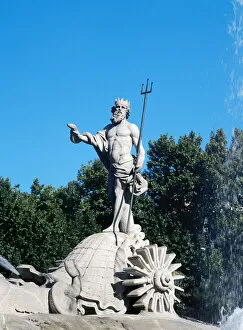 Neoclassic Collection: Fountain of Neptune by Juan Pascual de Mena. 18th century. M