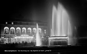 Nightlife Prints: The Fountain and The Regent at Night