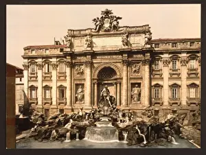 Trevi Prints: Fountain of Trevi, Rome, Italy