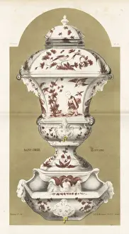 Paquot Prints: Fountain vase from Saint Omer