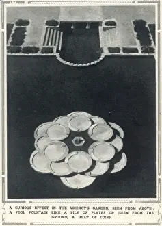 Fountain in the Viceroys Garden, New Delhi