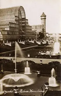 Fountain Prints: The Fountains at Crystal Palace, Sydenham, London