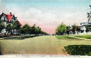 Fourteenth Prints: Fourteenth (14th) Street, Oklahoma City, Oklahoma, USA