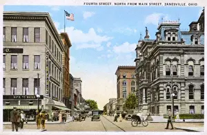 Starr Prints: Fourth Street, Zanesville, Ohio, USA