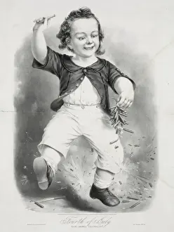 Fouth of July: Young America celebrating