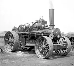 Banbury Prints: Fowler Ploughing Engine number: 15182, Achilles