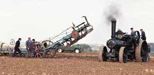 Tractor Gallery: Fowler Ploughing Engine YB1269 in action