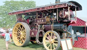 Compound Prints: Fowler Showmans Road Locomotive 14862, Evening Star