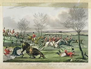 1820s Collection: Fox Hunting / Accident