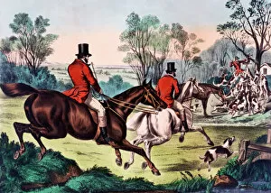Images Dated 7th September 2011: Fox-Hunting, the Death