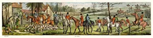 Images Dated 24th August 2018: Fox hunting, the kill 1820