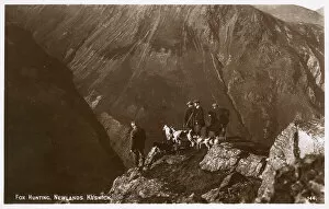 Hunt Collection: Fox Hunting party, Newlands, Keswick, Lake District, Cumbria