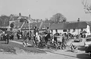 Fox Meet, East Dean, East Sussex