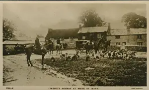 Foxhunt Meeting, The Square, Week St Mary, Bude (Launceston), Cornwall, England