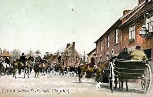 Foxhunting, Claydon, Suffolk