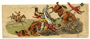 Alken Gallery: Foxhunting scene by Henry Alken