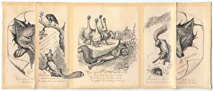 Fable Collection: Foxs adventures with verses inside a Christmas card