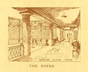 Repertory Prints: The Foyer, Liverpool Repertory Theatre