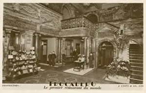 Proprietors Prints: Foyer, the Trocadero, Shaftesbury Avenue, London