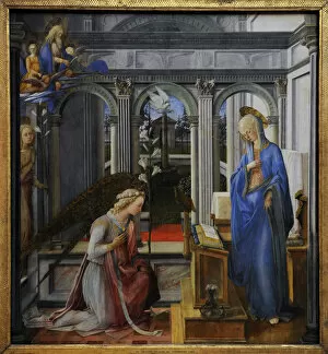 Fra Filippo Lippi (1406-1469). Ealry Renaissance. The Annun