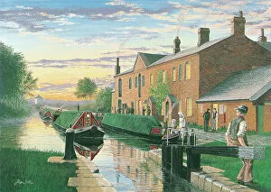 Alan Gallery: Fradley Junction Trent and Mersey Canal Narowboat