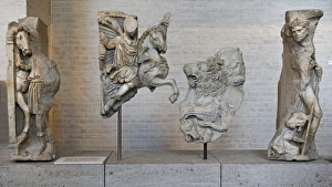 Images Dated 29th December 2012: Fragment of a sarcophagus. About 270 AD