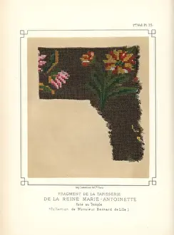 Eloffe Prints: Fragment of a tapestry by Queen Marie Antoinette