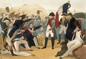 Bonaparte Prints: France (1815). Napoleon returning from the Elba