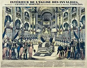 Engravings Gallery: France (19th century). Napoleon Bonapartes remains