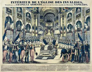 Hist Ricas Prints: France (19th century). Napoleon Bonapartes remains