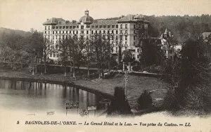 Images Dated 29th November 2017: France - Bagnoles-de-LOrne - Grand Hotel and the Lake