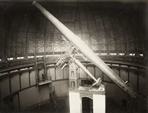 Device Prints: France c. 1890 - large telescope in the Nice Observatory