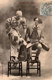 Lute Gallery: France - Circus - Auguste and the White Clown