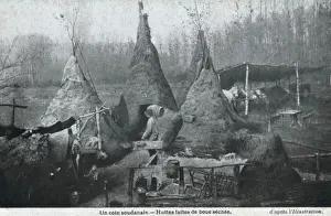 Shacks Prints: France - Conical mud huts