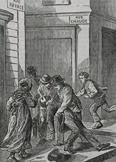 Francia Prints: France. Death of Paul Beurtheret, editor of
