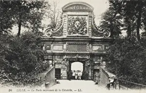Lille Prints: France, Lille - Gate of the Citadel